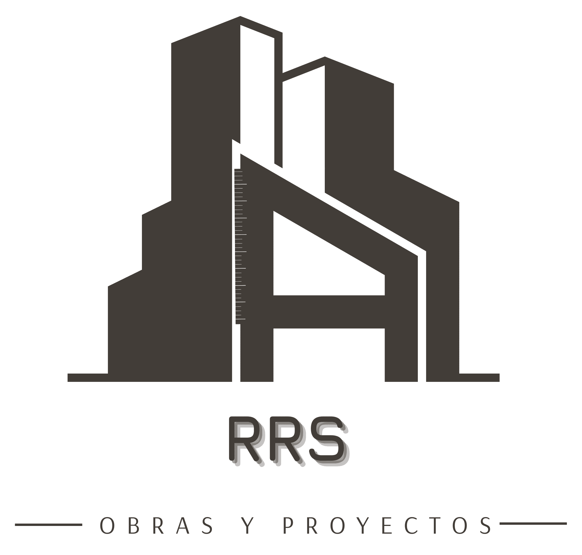 RRS Logotipo RRS construcciones NEGRO