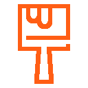 ICONO DE REFORMAS DE COLOR ROJO